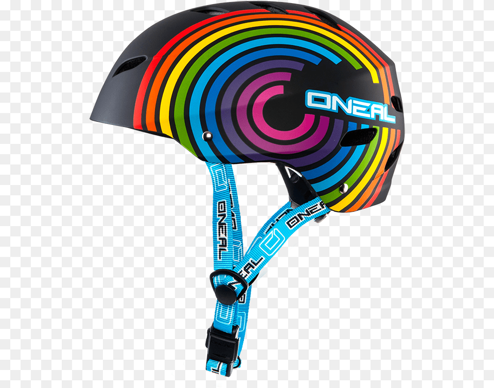 Oneal Multi Dirt Lid Rainbow Kids Mtb Helmet, Crash Helmet, Clothing, Hardhat Free Transparent Png