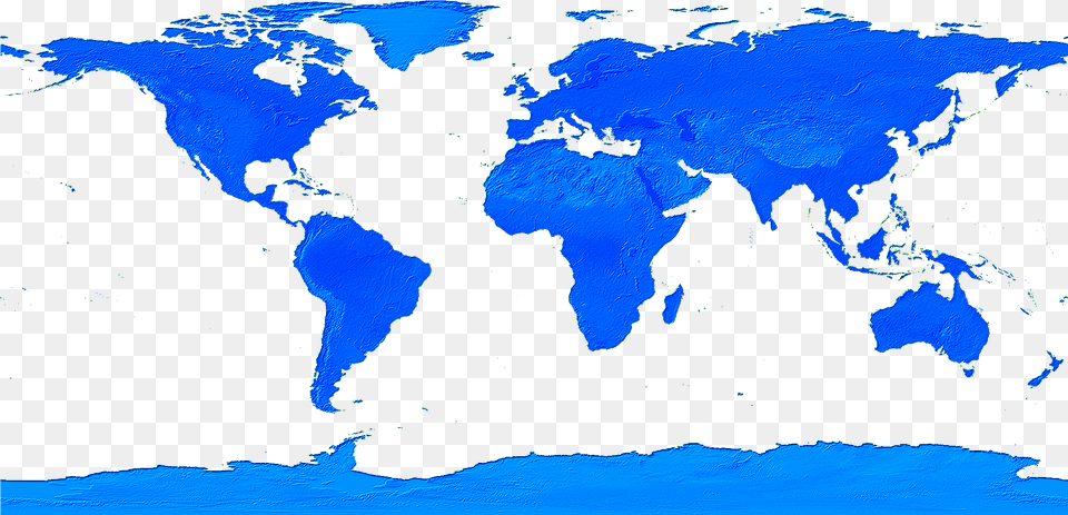 Oneearth World Map Grey With Antarctica, Water, Land, Sea, Nature Free Png