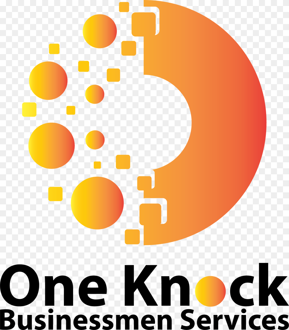 Oneknock Logo150 One Knock Businessmen Services, Advertisement, Logo, Art, Graphics Free Png Download