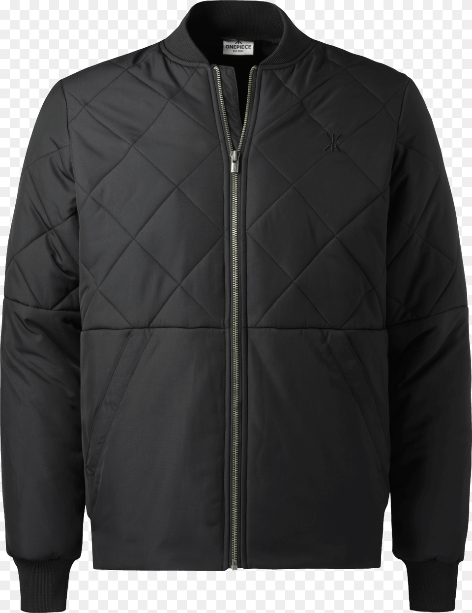 Onepiece Grip Jacket Black Palm Angels Bomber Jacket, Clothing, Coat Png Image