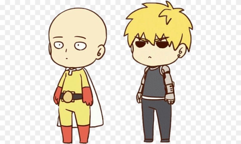 Onepunchman Saitama Anime Anime Chibi One Punch Man Chibi, Book, Comics, Publication, Baby Png Image