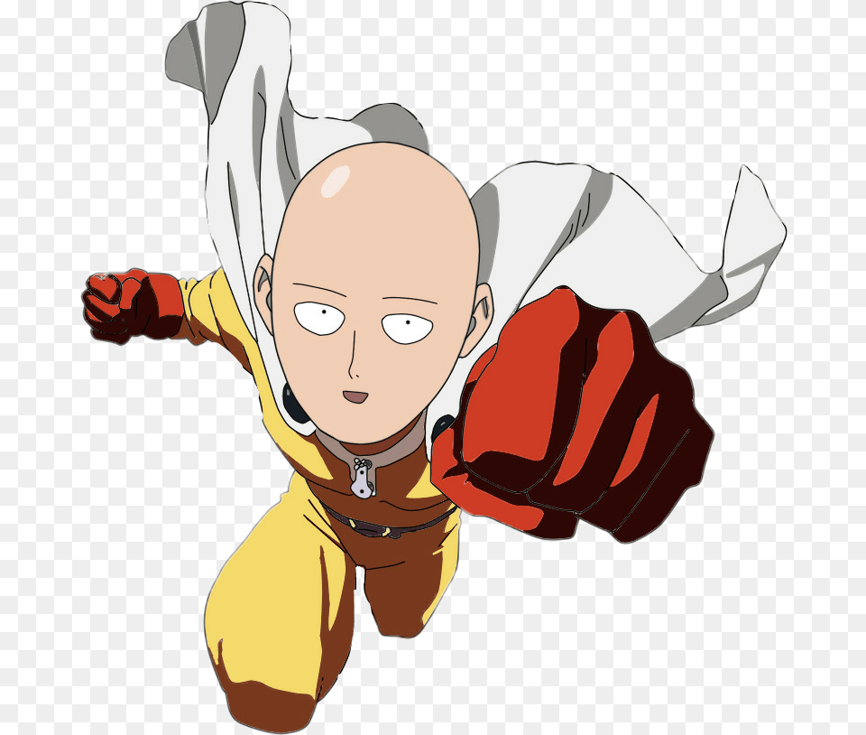 Onepunchman Saitama Anime Manga One Punch Man, Baby, Person, Face, Head Free Png Download
