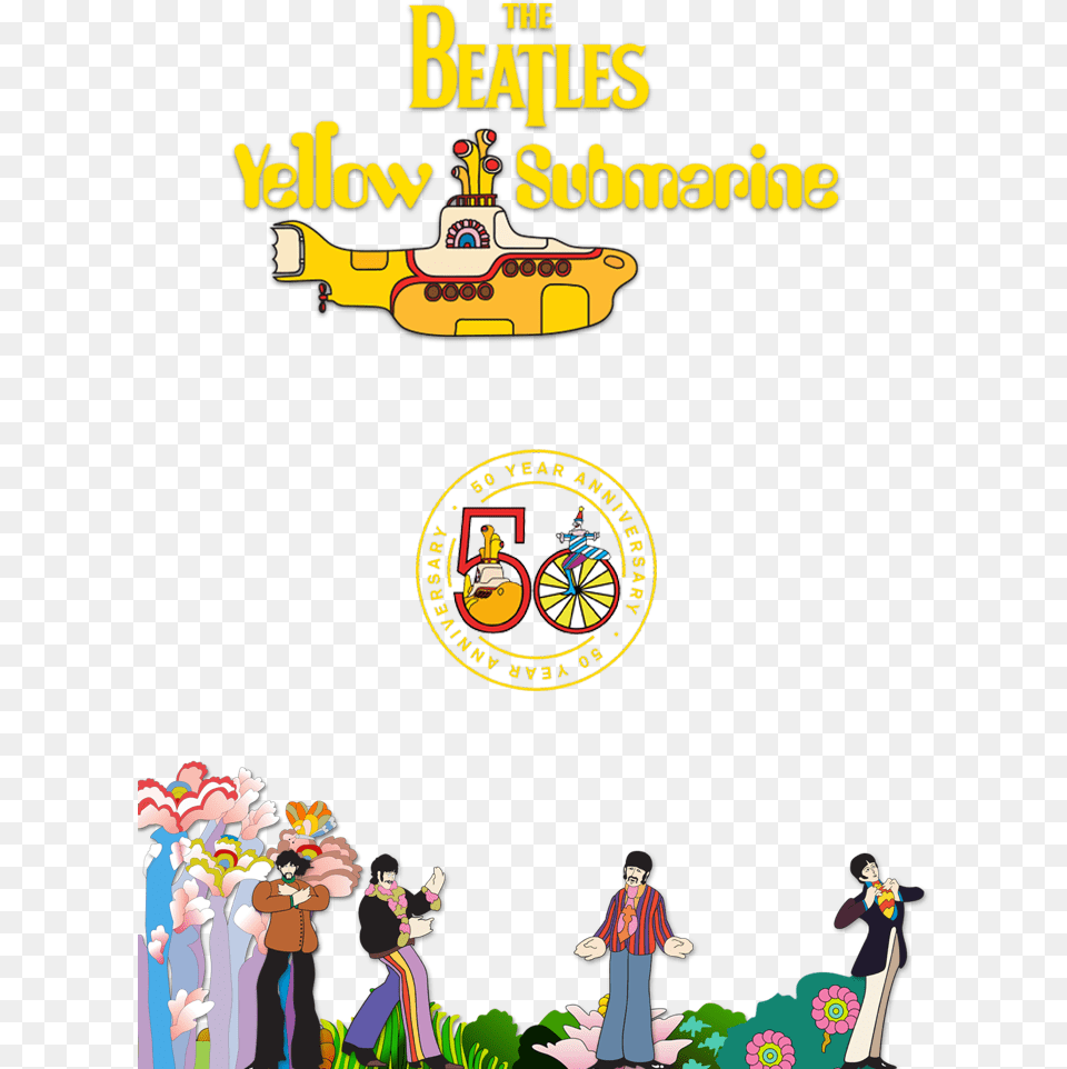 Onesheet Beatles Yellow Submarine, Advertisement, Poster, Adult, Female Free Transparent Png