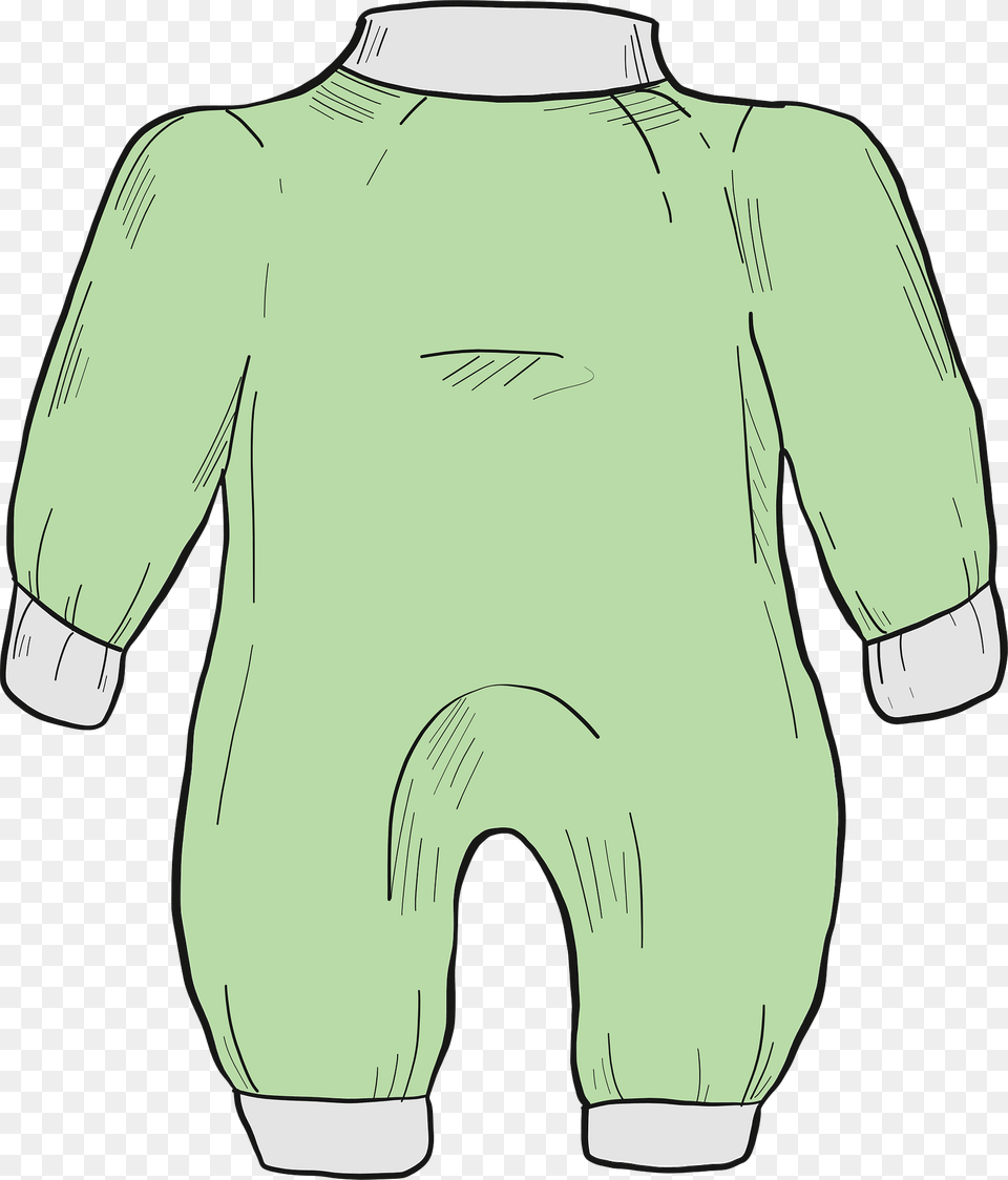 Onesie Clipart, Clothing, Long Sleeve, Sleeve, T-shirt Free Png