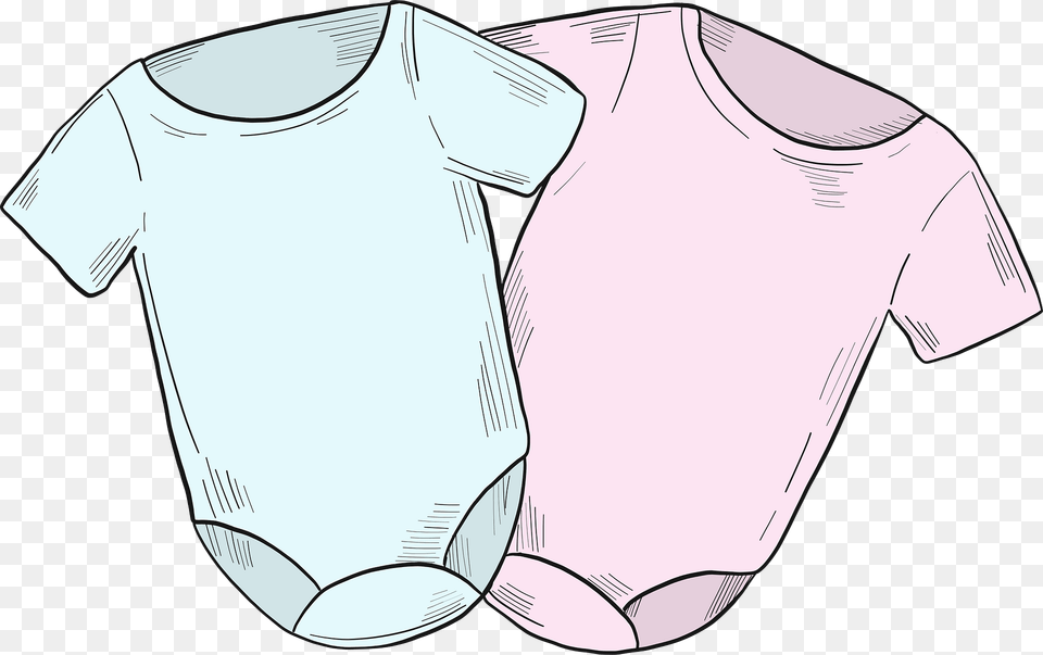 Onesies Clipart, Clothing, T-shirt, Undershirt Free Transparent Png