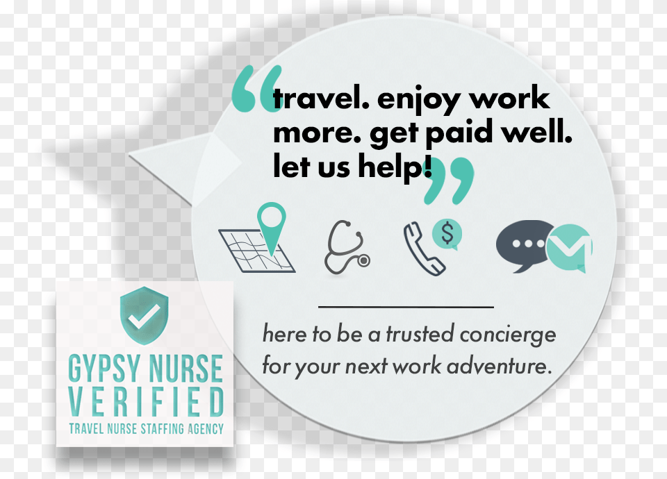 Onestaff Medical Gypsy Nurse Verified Travel Nursing Travel Out There, Advertisement, Poster Png
