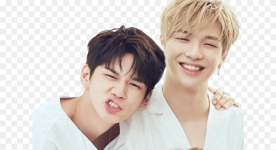 Ong Seongwoo And Daniel, Face, Smile, Happy, Head Png Image
