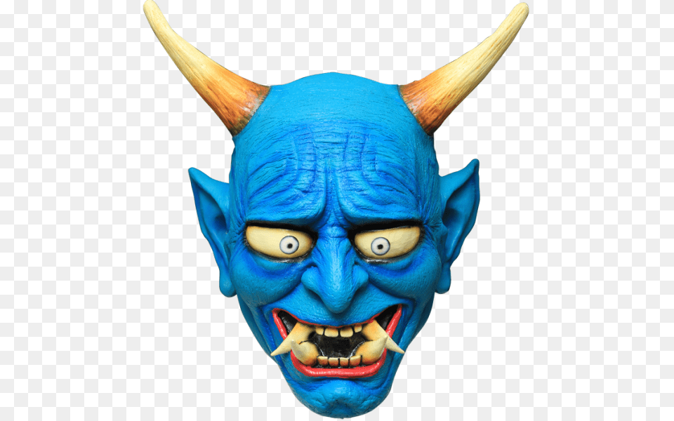 Oni Demon Horror Mask, Person, Face, Head Free Png Download