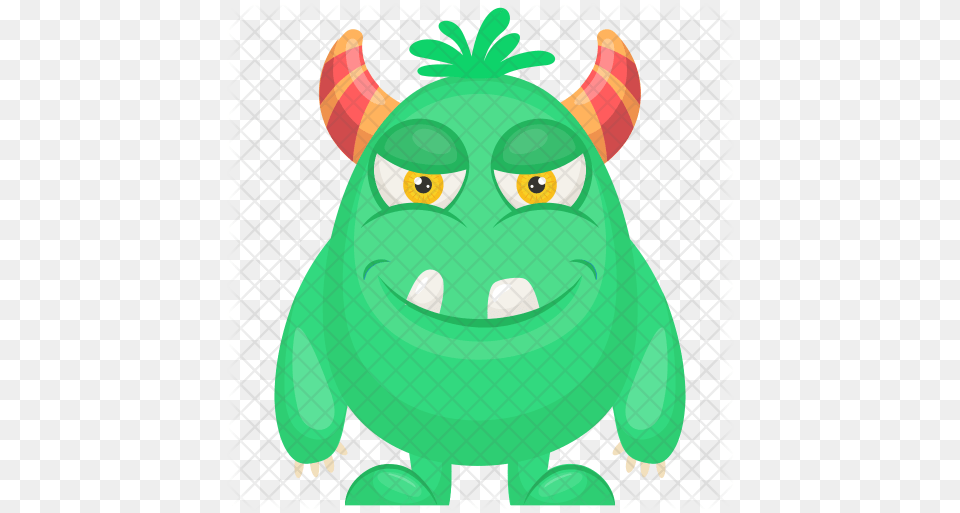 Oni Green Monster Icon Monster, Plush, Toy, Animal, Bear Png Image