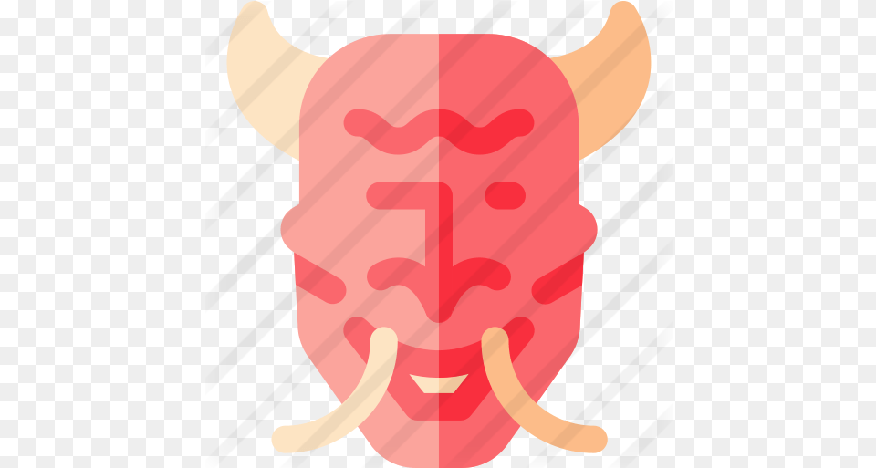 Oni Halloween Icons Illustration, Animal, Bull, Mammal, Body Part Free Transparent Png