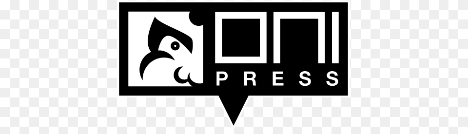 Oni Press Has Joined The Party Hiring Andrew Oni Press Comics Logo, Stencil, Animal, Bird Free Transparent Png