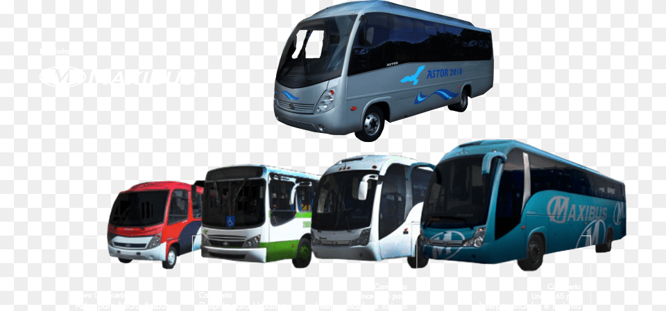 Onibus Novos Espanhol Minibus, Bus, Transportation, Van, Vehicle Free Transparent Png