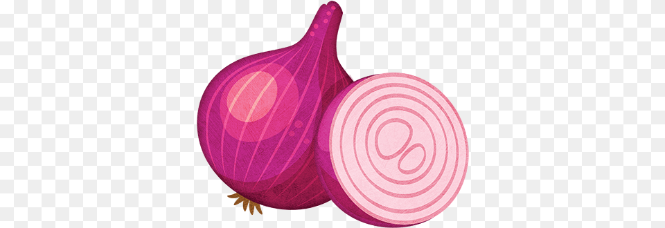 Onion Images Slice Red Red Onion Clipart, Food, Produce, Plant, Vegetable Free Png Download