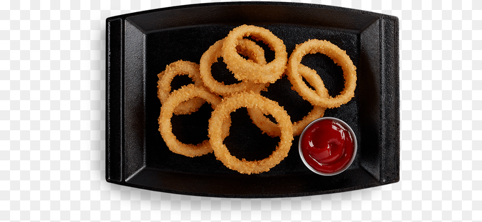 Onion Ring, Food, Ketchup, Food Presentation Free Transparent Png