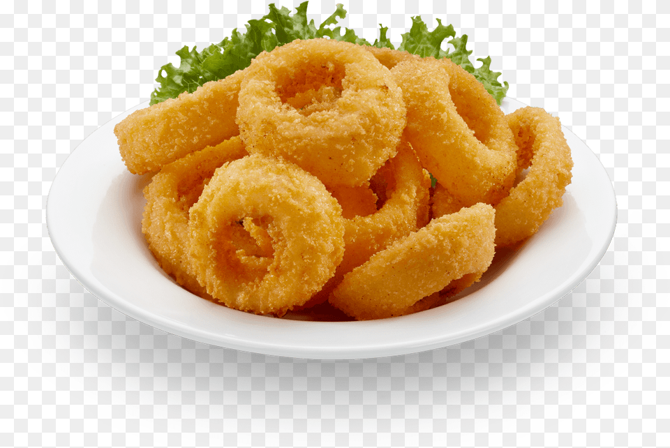Onion Ring, Food, Plate, Fried Chicken Free Transparent Png