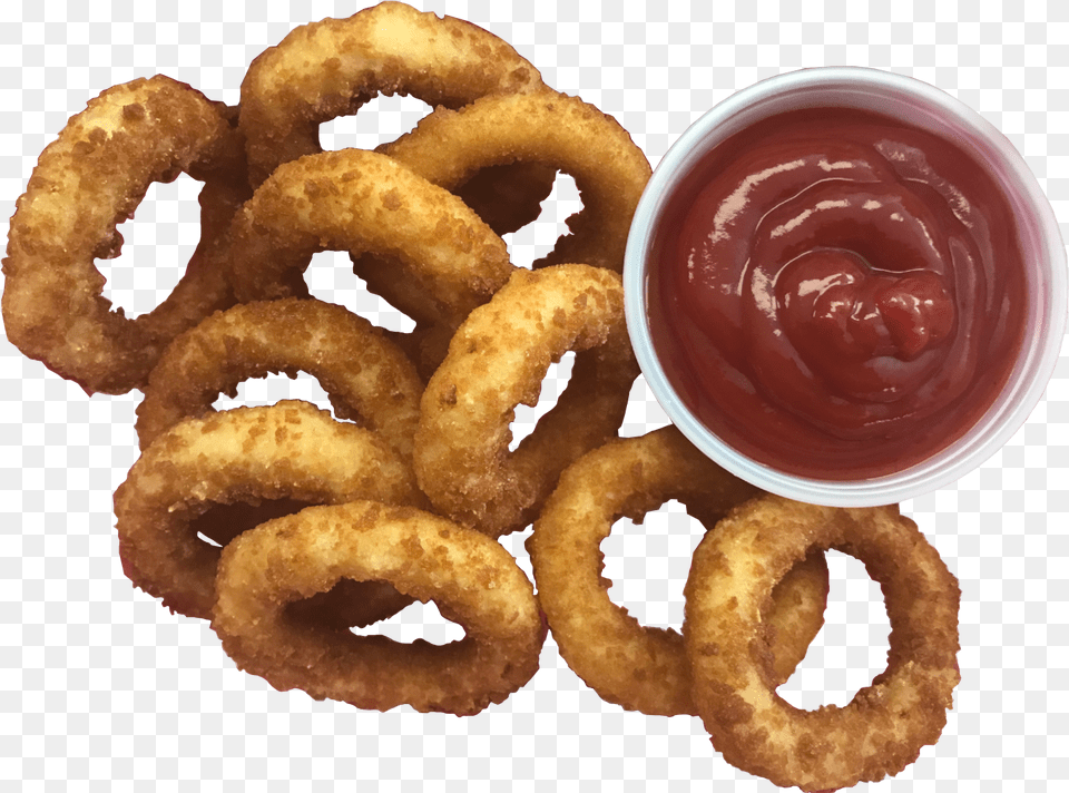 Onion Ring, Food, Ketchup Free Png Download