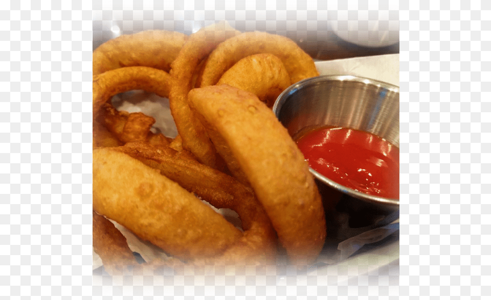 Onion Ring, Food, Ketchup, Fried Chicken Free Png Download