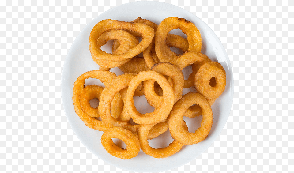 Onion Ring Onion Rings Top View, Food, Plate Free Png