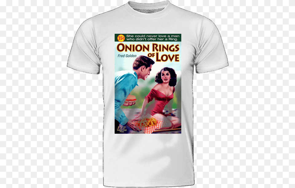 Onion Rings Of Love, T-shirt, Clothing, Adult, Wedding Png Image