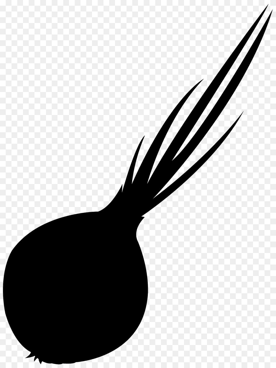 Onion Silhouette, Amphibian, Animal, Tadpole, Wildlife Free Png