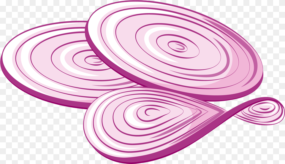 Onion Slices, Food, Produce, Plant, Vegetable Free Png