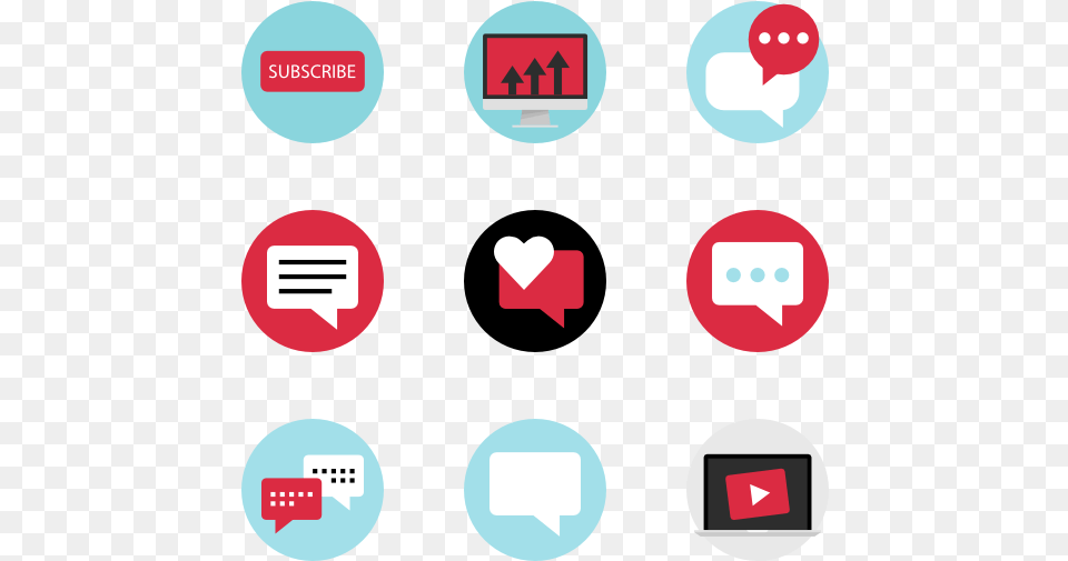 Online And Youtube Button Youtube Comments Icons, First Aid Free Png