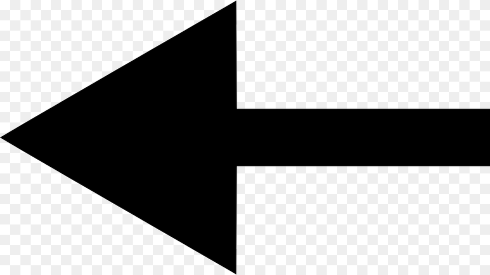 Online Back Backwards Left Flecha Icono Sin Fondo, Weapon, Triangle, Arrow, Arrowhead Png Image