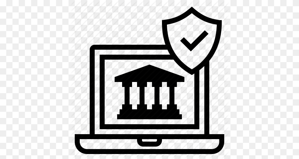 Online Banking Clipart Bank Security, Architecture, Building, Furniture Free Transparent Png