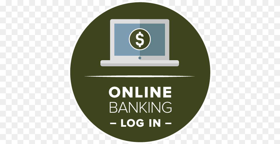 Online Banking Login Button Bank, Disk, Logo Free Png Download