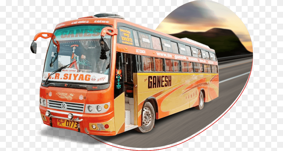 Online Bus Ticket Booking Shree Ganesh Travels Tour Bus Service, Transportation, Vehicle, Tour Bus, Double Decker Bus Free Transparent Png