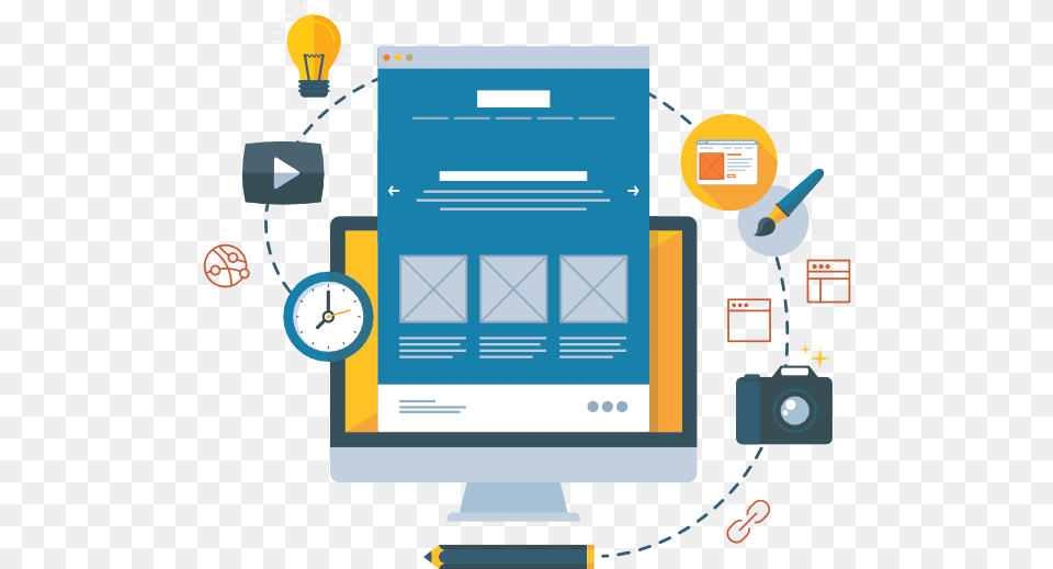 Online Content Marketing Services, Computer, Electronics, Pc, Computer Hardware Png Image