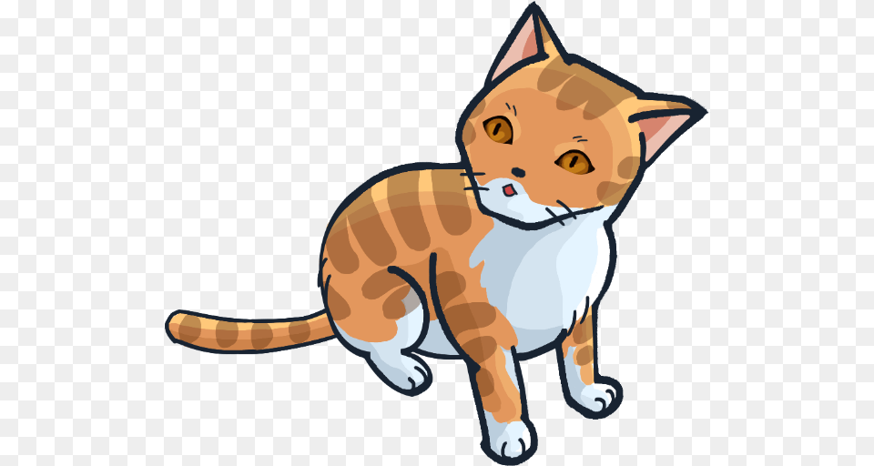 Online Flower Cat Orange Vector For Designsticker Domestic Cat, Face, Head, Person, Animal Free Png