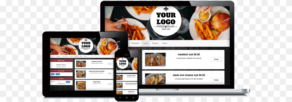 Online Food Ordering Solution Online Advertising, Computer, Electronics, Burger, Tablet Computer Free Transparent Png