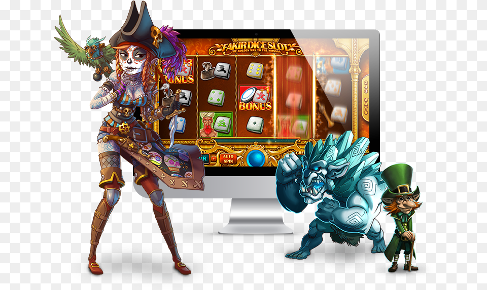 Online Game Characters, Slot, Gambling, Person, Adult Free Png Download