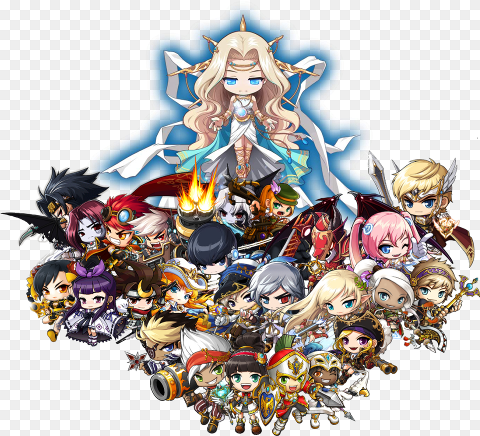 Online Gaming Maplestory Characters, Publication, Book, Comics, Adult Free Png Download