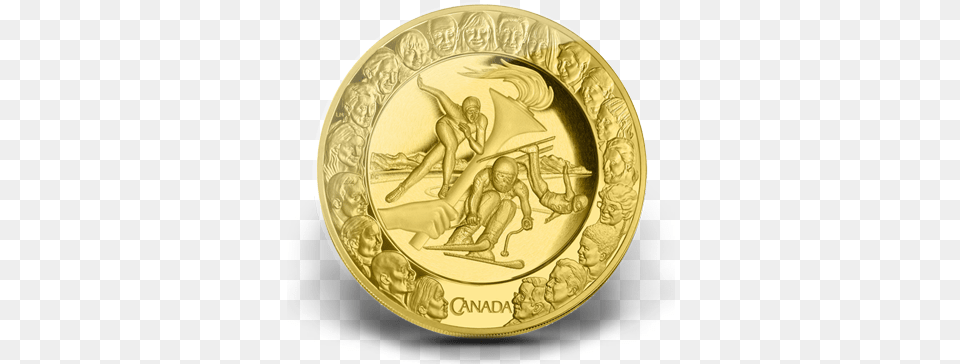 Online Gold Madden Mobile Coins 2010 Olympic Coins, Baby, Person, Gold Medal, Trophy Free Png Download