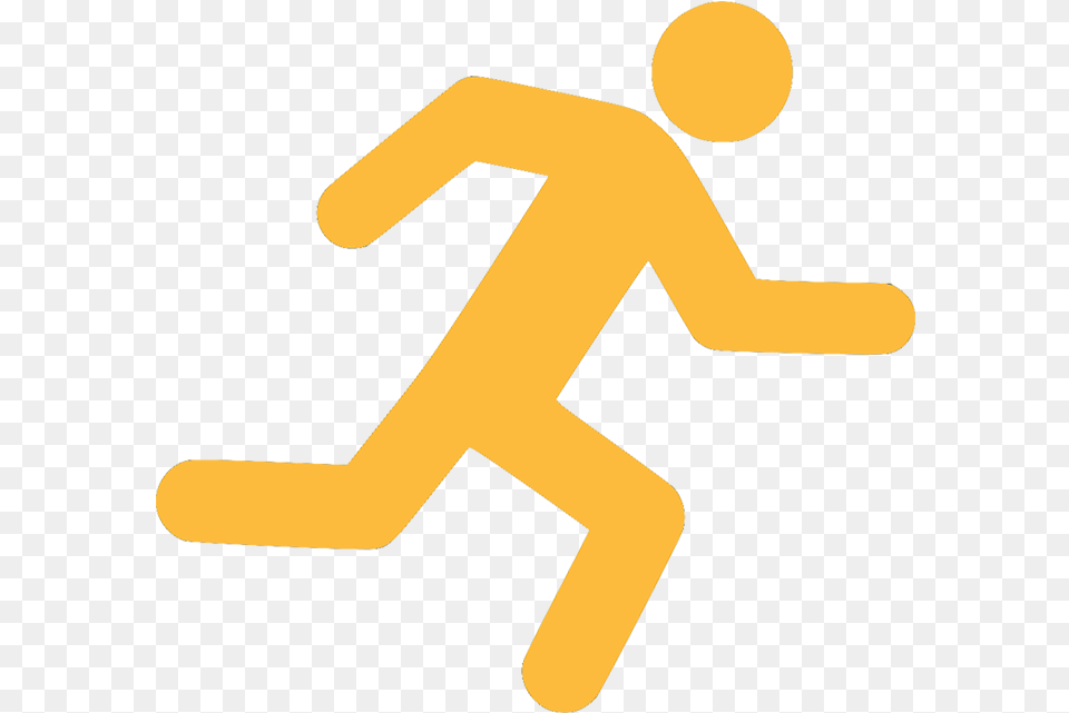 Online League Running Man Icon, Sign, Symbol, Road Sign Free Png Download