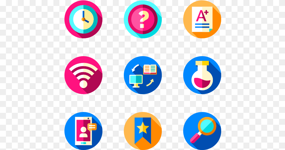 Online Learning Flaticon Icons, Text Png Image