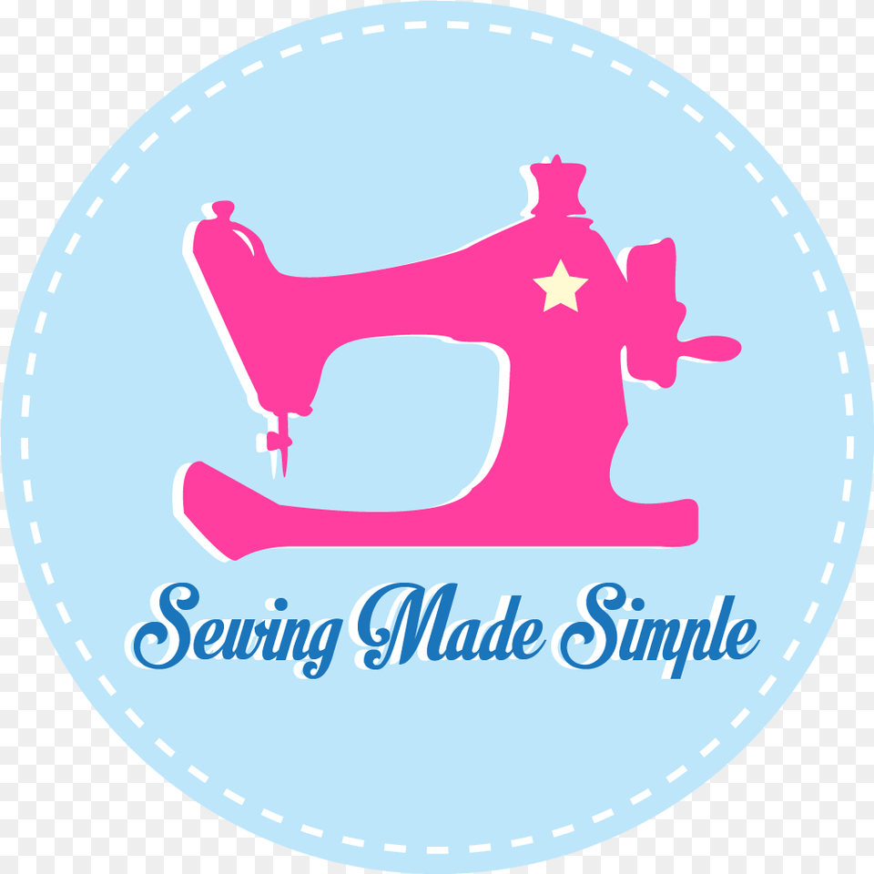 Online Logo Design For Sewing Made Simple By Princessanne95 Circle, Plate, Machine Png