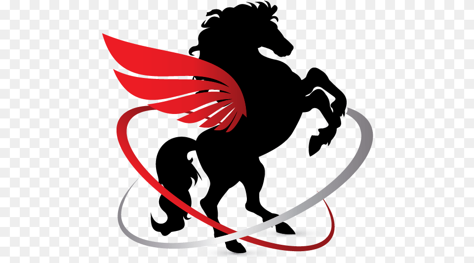 Online Logo Maker Winged Horse Horse Logo With Wings, Art, Graphics, Flower, Petal Png Image