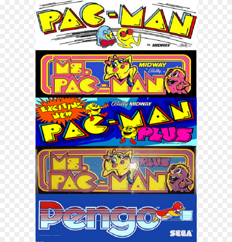 Online Pacman Ms Pacman Multigame Play And High Ms Pacman Marquee Free Png Download
