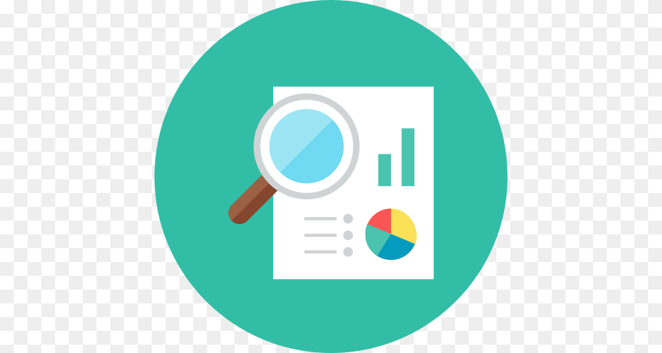 Online Presence Analysis, Disk, Magnifying Png Image