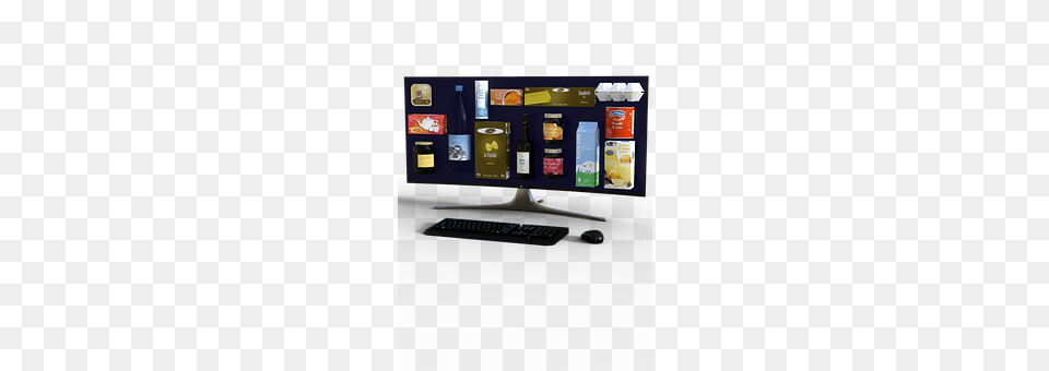 Online Shopping Computer, Computer Hardware, Computer Keyboard, Electronics Png