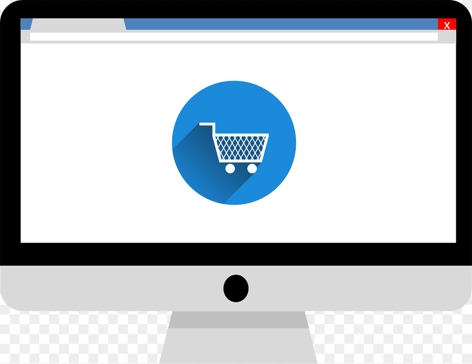 Online Shopping Clipart, Computer, Electronics, Pc, Screen Png Image