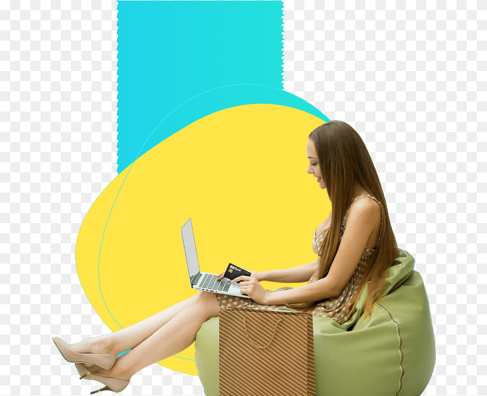 Online Shopping Online Shopping Banner, Adult, Sitting, Reading, Person Png