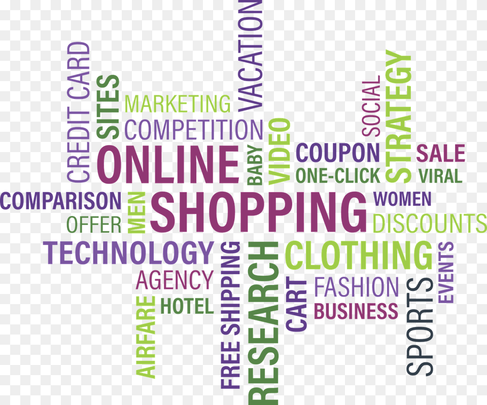 Online Shopping Word, Purple, Book, Publication, Text Free Transparent Png