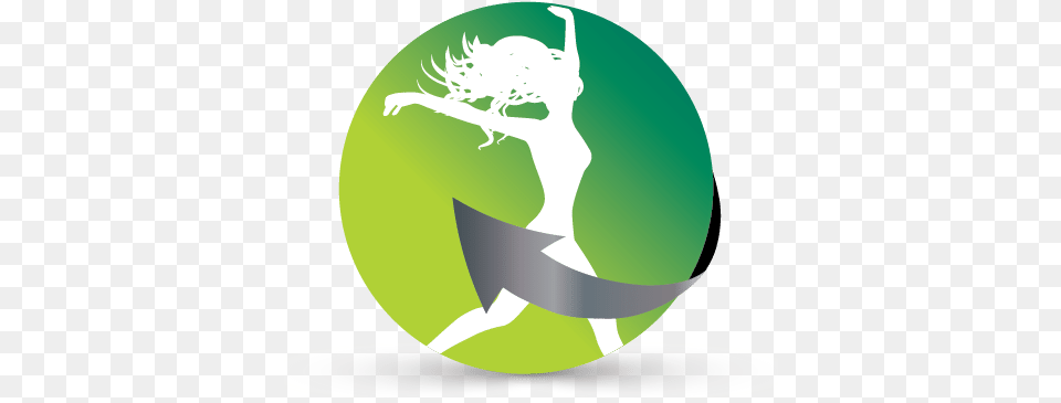 Online Sports Fitness Logo Design Graphic Design, Green Png Image