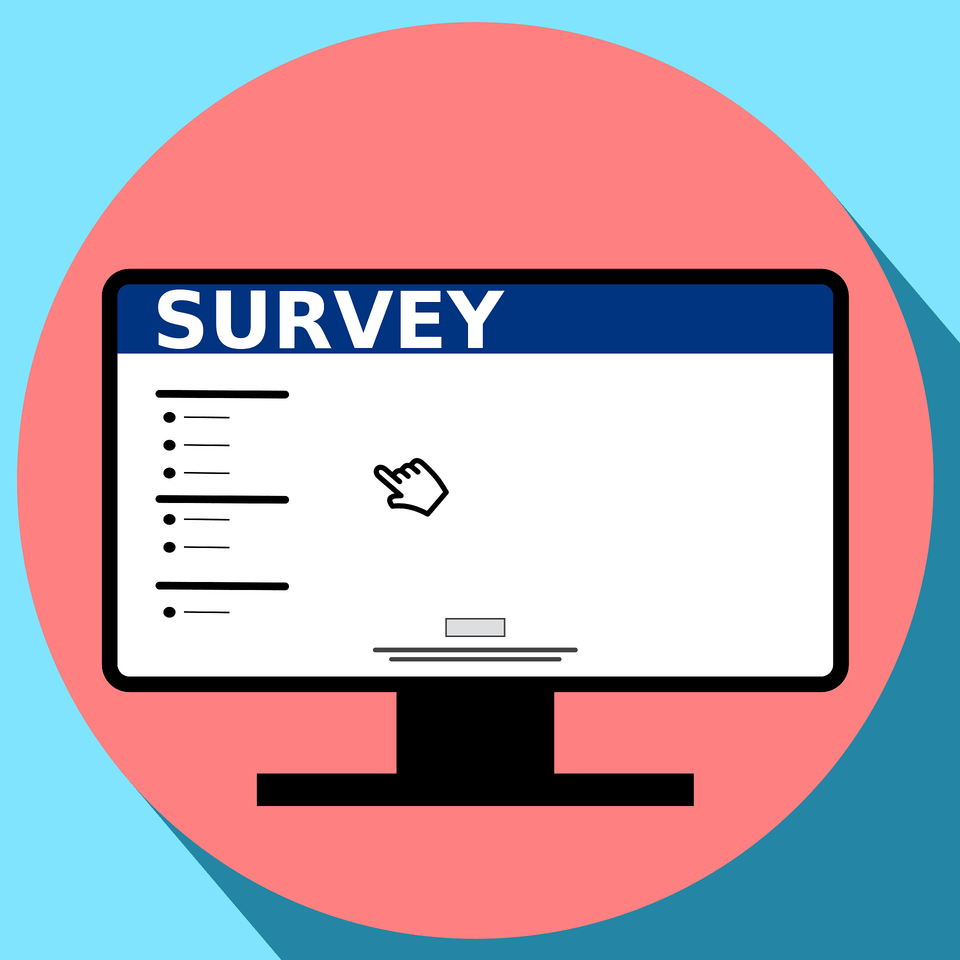 Online Survey Icon Clipart, Text, Screen, Monitor, Hardware Png Image