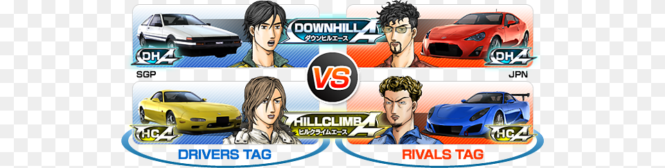 Online Tag Versus Is A Versus Mode Where You Play Against Initial D 7 Aax Pc, Adult, Publication, Person, Woman Png