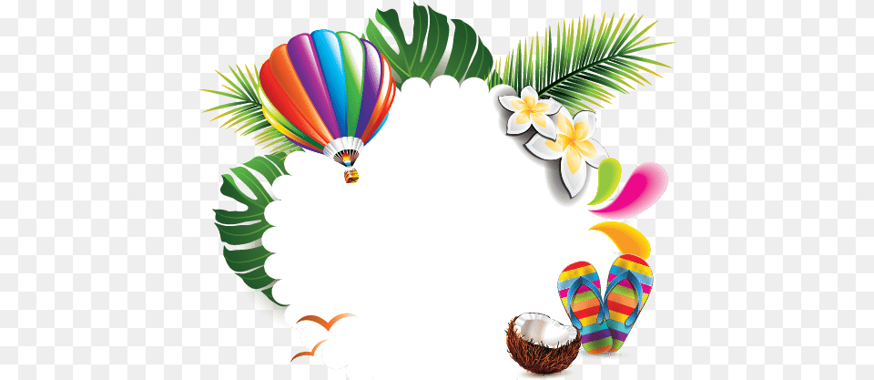 Online Travel Logo Maker Cool Summer, Balloon, Aircraft, Transportation, Vehicle Free Png Download
